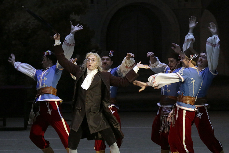 Yuri Ostrovsky as Coppelius. Photo by Damir Yusupov.