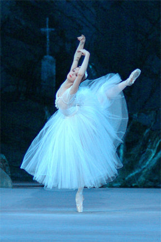 In the title part in Giselle.Photo by Andrei Melanyin.