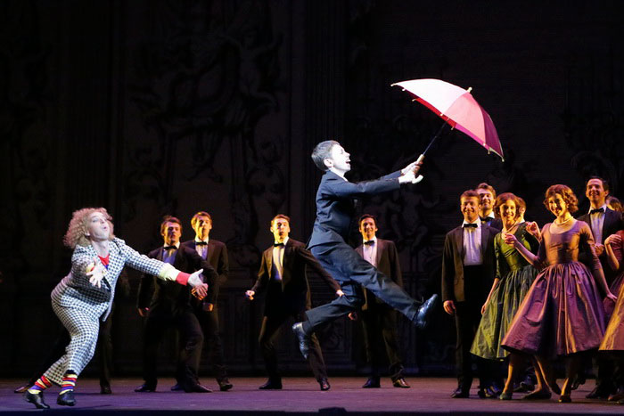 Denis Medvedev as Yorick. <br/>Maxim Apatonov as Child Hamlet.<br/>Photo by Damir Yusupov.