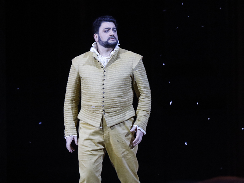 Yusif Eyvazov as Don Carlo. <br/>Photo by Damir Yusupov.