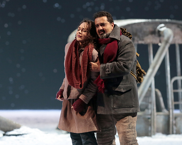 As Misgir in The Snow Maiden. Anna Nechaeva as Kupava. Photo by Damir Yusupov.