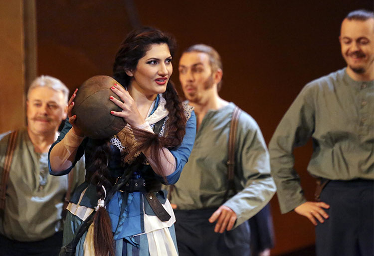 As Micaela in Carmen. Photo by Damir Yusupov.