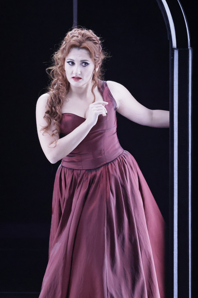 Dinara Alieva as Donna Elvira. <br>Photo by Damir Yusupov.