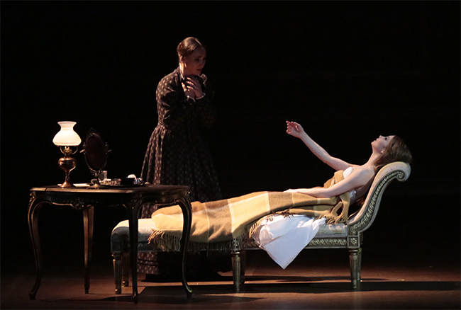 As Nanina in Lady of the Camellias. Evgenia Obraztsova as Marguerite Gautier.Photo by Damir Yusupov.