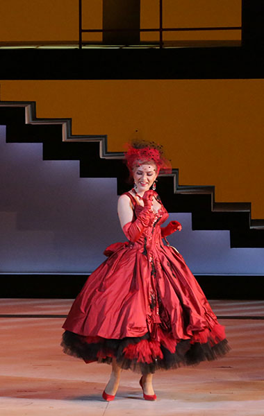 As Countess Almaviva in Le Nozze di Figaro. Photo by Damir Yusupov.