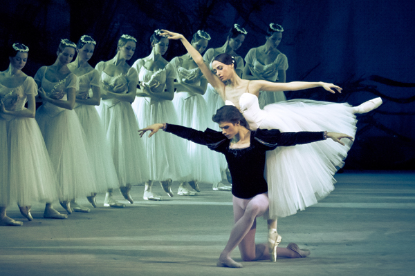 As Count Albrecht in Giselle. Anna Nikulina as Giselle. Photo from the artist’s archive.