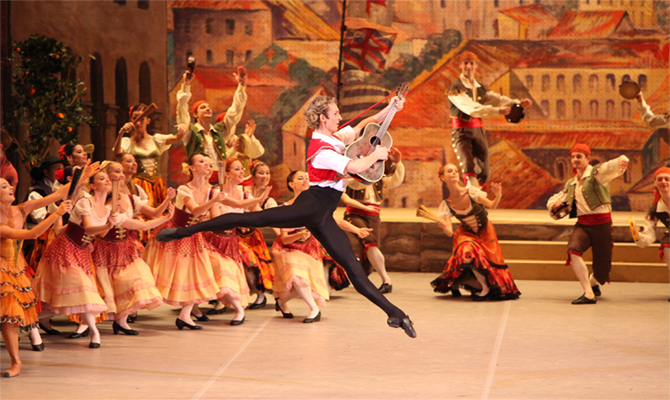 As Basilio in Don Quixote. Photo by Damir Yusupov.