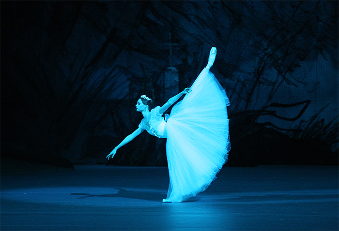 As Myrtha in Giselle. Photo by Elena Fetisova.