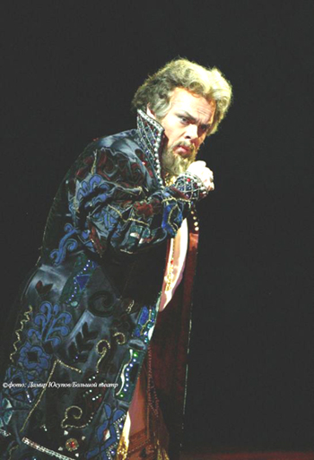 In the title part in Boris Godunov.Photo by Damir Yusupov.