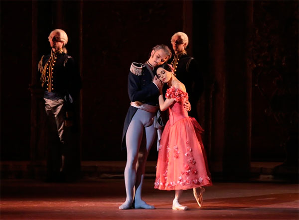 As Gremin in Onegin. Diana Vishneva as Tatiana.Photo by Damir Yusupov.