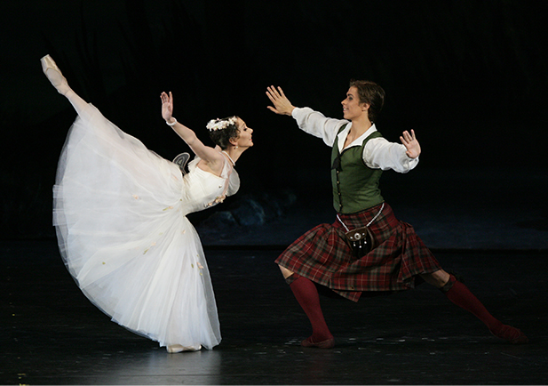 In the title part in La Sylphide. Artem Ovcharenko as James. Photo by Damir Yusupov.