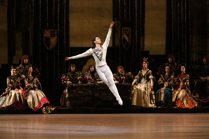 Vladislav Lantratov as Prince Siegfried. Photo by Elena Fetisova.