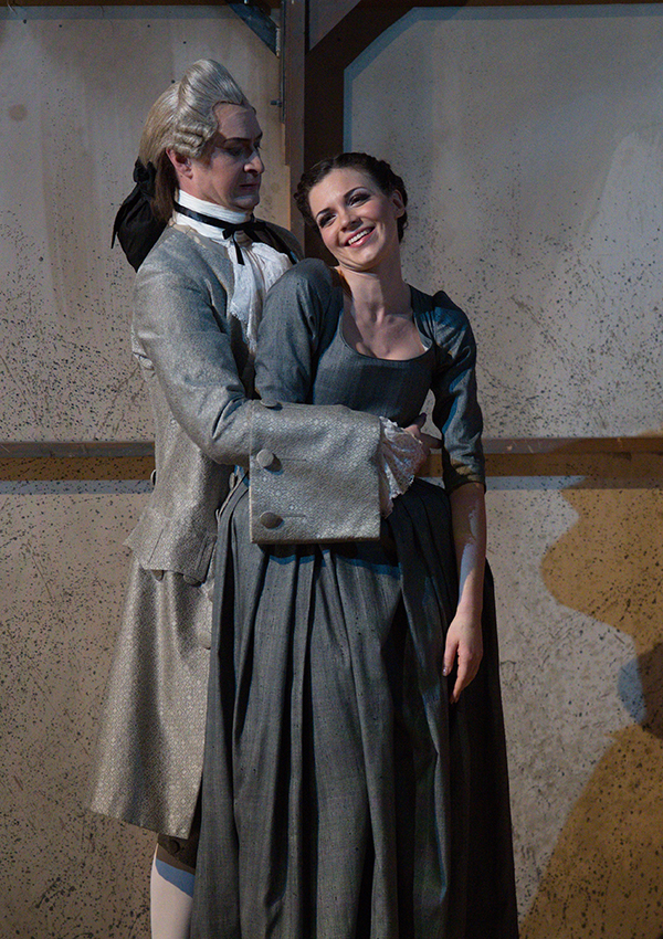 As Despina in  Così fan tutte. Nikolai Kazansky as Don Alfonso.Photo by Damir Yusupov.