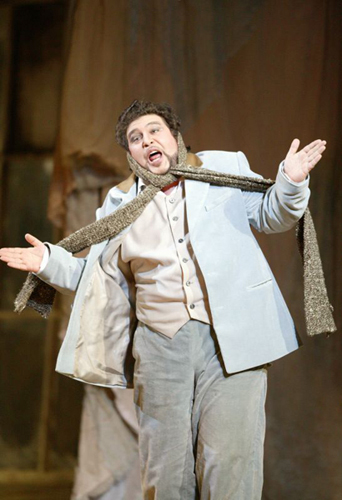 As Rodolfo in La Boheme.Photo by Damir Yusupov.