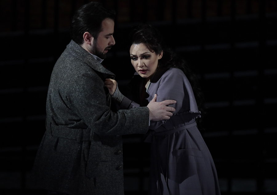 Aluda Todua as Marcello.<br/> Maria Mudryak as Mimi. <br/> Photo by Damir Yusupov.