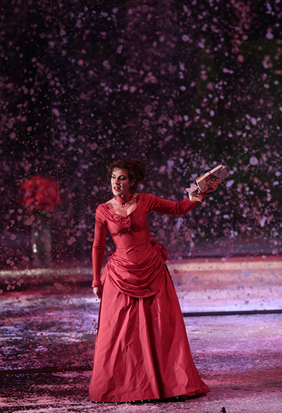 Ekaterina Morozova as Nastassya Filippovna. <br/> Photo by Damir Yusupov.