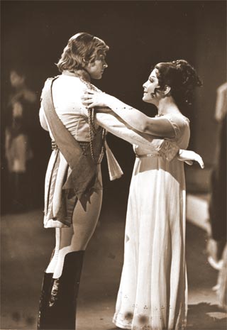  As Natasha Rostova in War and Peaceat the Bolshoi Theatre.Photo by Georgy Soloviev(from the theatre’s museum).