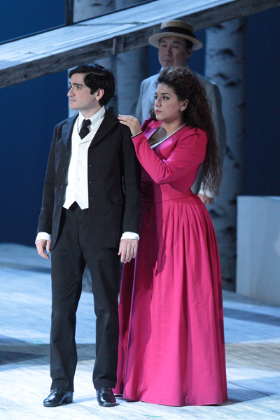 As Lisa in La Sonnambula.Photo by Damir Yusupov.