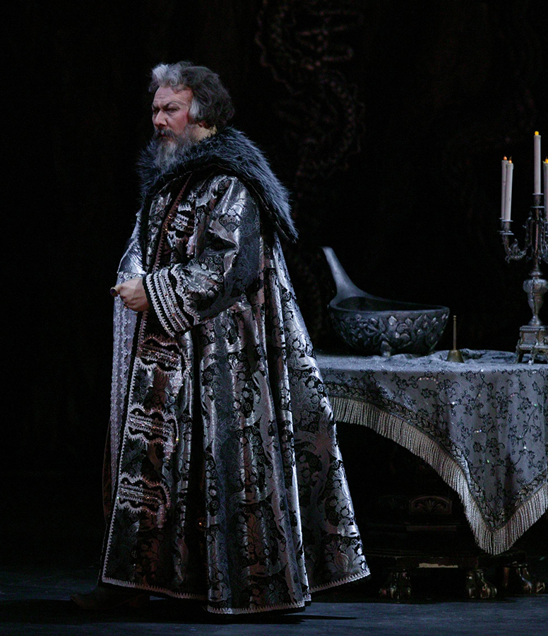 As Ivan Khovansky in Khovanshchina.  Photo by Damir Yusupov.