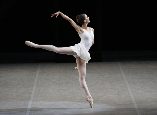 As Calliope in Apollon Musagète. Photo by Damir Yusupov.