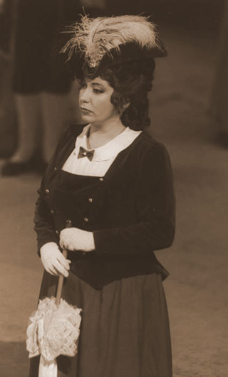 As Liza in The Queen of Spades at the Bolshoi Theatre. Photo by Larisa Pedenchuk.