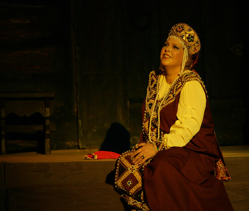 As Lyubasha in The Tsar's Bride. Photo by Damir Yusupov.