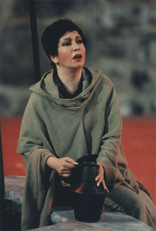 As Leonora in La forza del Destinoat Savonlinna Opera Festival.Photo from the artist’s archive.