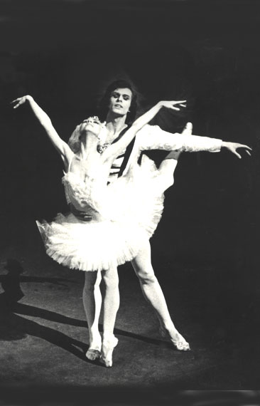 As Odetta in Swan Lake.Alexander Bogatyrev as Prince Siegfried.Photo from the personal archives.