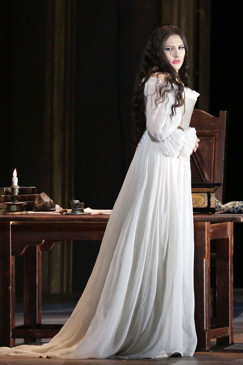 As Elisabeth of Valois in Don Carlo. Photo by Damir Yusupov.