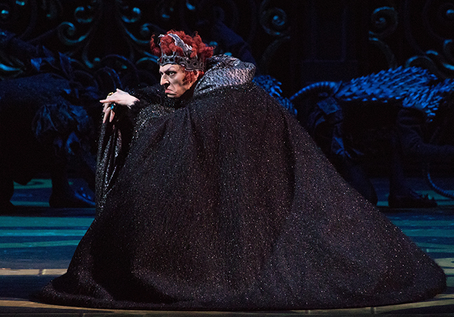 As Evil Fairy Carabosse in The Sleeping Beauty. Photo by Mikhail Logvinov.