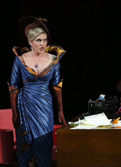 As Countess Almaviva in Le Nozze di Figaro. Photo by Damir Yusupov.