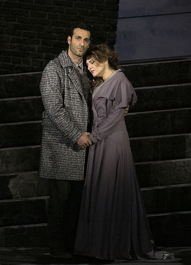 Rame Lahaj as Rodolfo. <br/>Dinara Alieva asa Mimi.<br/> Photo by Damir Yusupov.