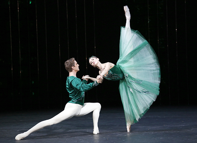 In Jewels. The leading part. Opposite Alexander Volchkov. Photo by Damir Yusupov.