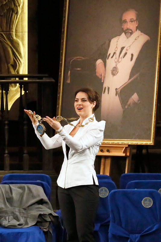 As Norina in Don Pasquale.All the photos by Damir Yusupov.