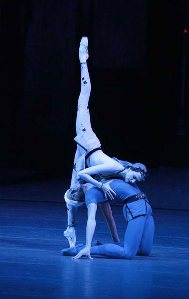 As Shireen in A Legend of Love.Denis Rodkin as Ferkhad.Photo by Damir Yusupov.