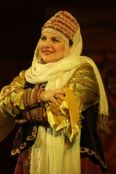 As Saburova in The Tsar’s Bride. Photo by Damir Yusupov.