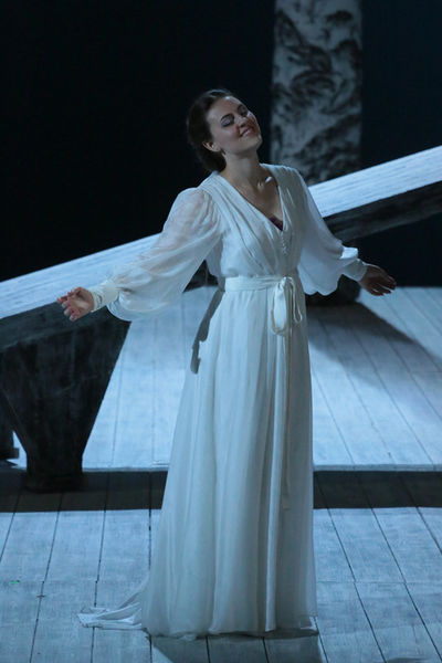 As Amina in La Sonnambula.