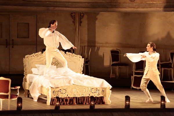 Alexander Miminoshvili as Guglielmo.<br/> Yuri Gorodetsky as Ferrando.<br/> Photo by Damir Yusupov.