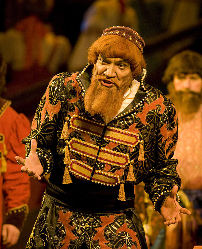 As Malyuta Skuratov in The Tsar’s Bride. Photo by Damir Yusupov.