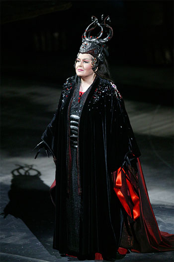 In the title role in Turandot at the Bolshoi Theatre. Photo by Damir Yusupov.