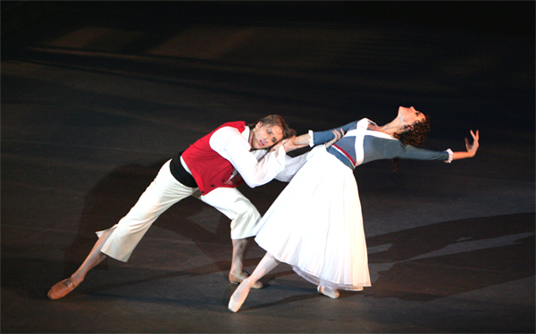 Anna Rebetskaya as Adeline. Andrei Merkuriev as Jerome.<br />Photo by Damir Yusupov.