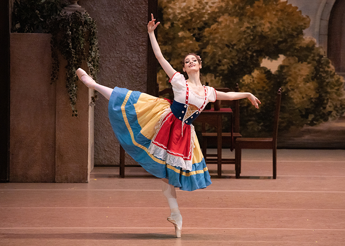 As Swanilda in Coppelia. Photo by Mikhail Logvinov.