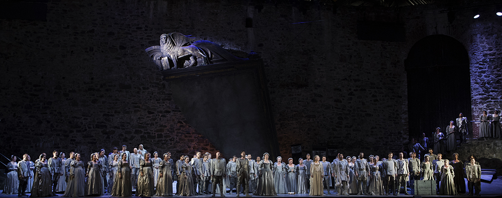 A scene from the performance. <br/> Photo: Soila Puurtinen/ Savonlinna Opera Festival.