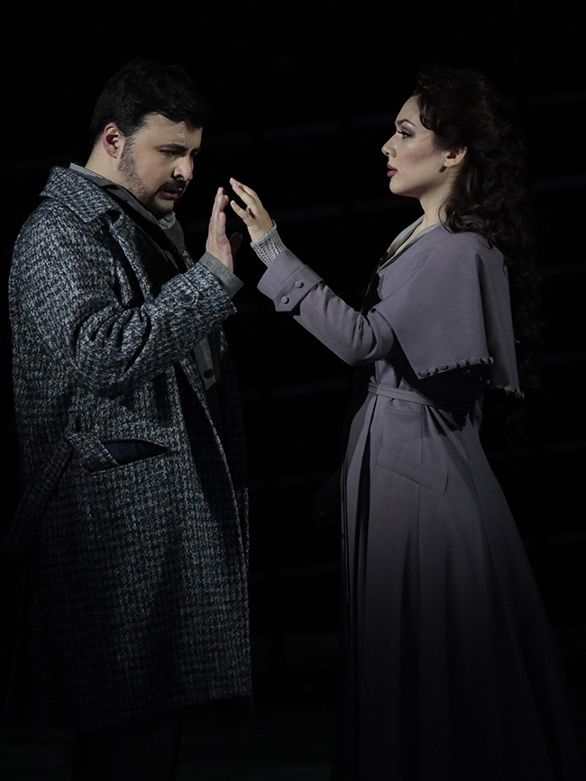 Matteo Lippi as Rodolfo. <br/>Maria Mudryak as Mimi. <br/> Photo by Damir Yusupov.