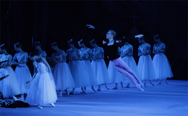 As Count Albrecht in Giselle. Natalia Osipova as Giselle. Photo by Damir Yusupov.