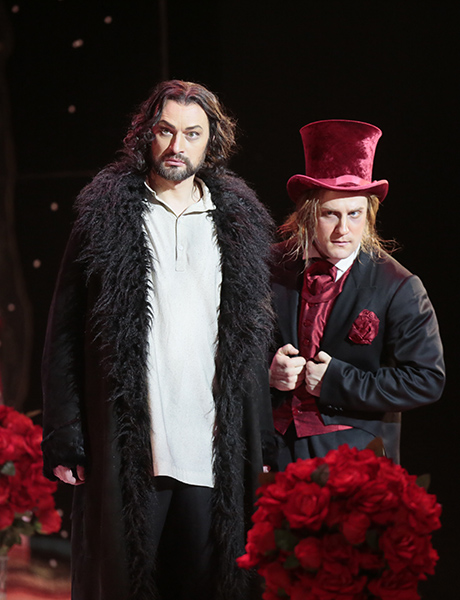 Nikolai Kazansky as Rogozhin. <br/> Konstantin Suchkov as Lebedev. <br/> Photo by Damir Yusupov.