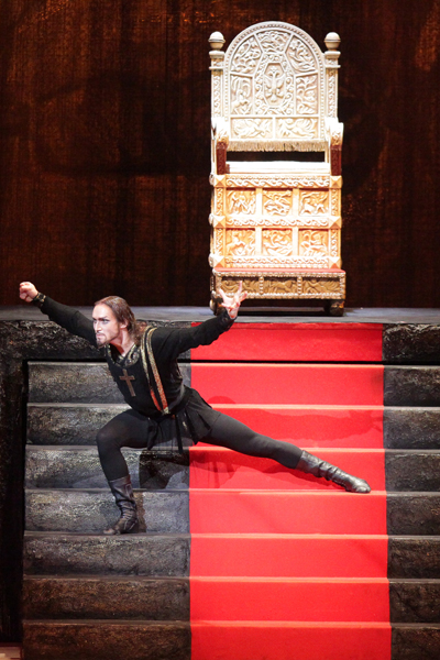 Mikhail Lobukhin as Ivan IV.<br/>Photo by Damir Yusupov.