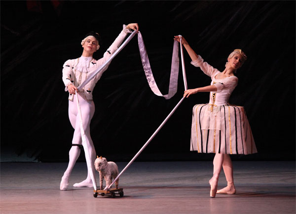 As French Doll in Nutcracker. Opposite Daria Khokhlova. Photo by Damir Yusupov.