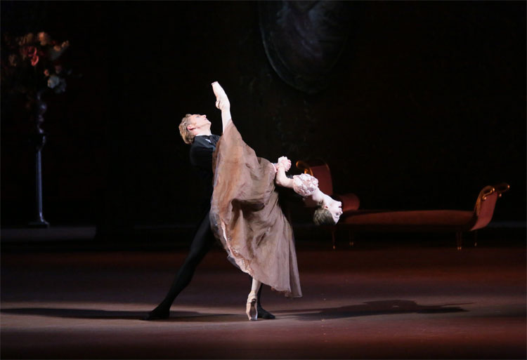 As Tatiana in Onegin. David Hallberg in the title part. Photo by Damir Yusupov.