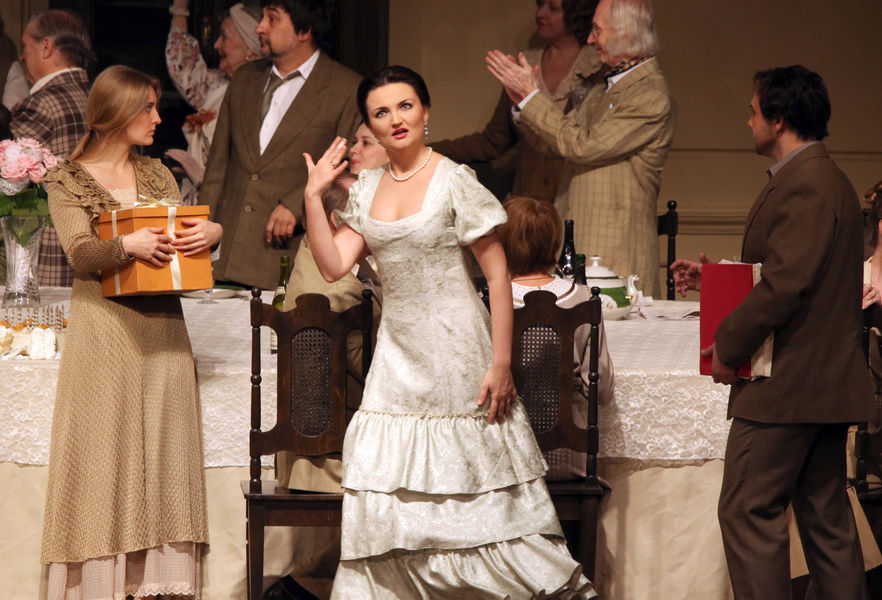 As Olga in Eugene Onegin. Photo by Damir Yusupov.